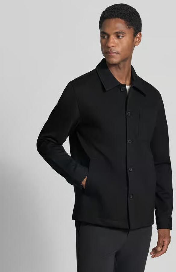 Lindbergh Regular fit overhemdjack met platte kraag - Foto 6