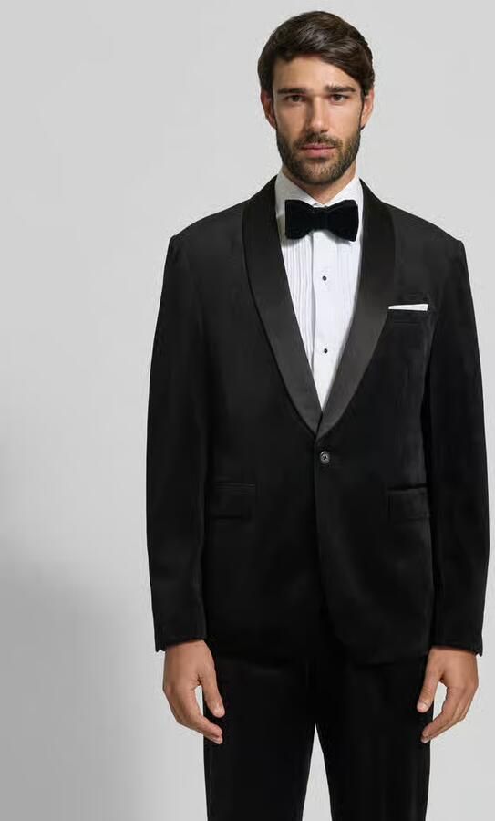 Lindbergh Slim fit pak van fluweel - Foto 3
