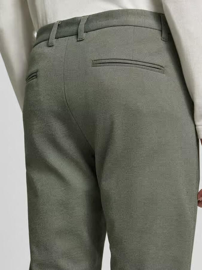 Lindbergh Slim fit stoffen broek met omgeslagen broekspijpen - Foto 2