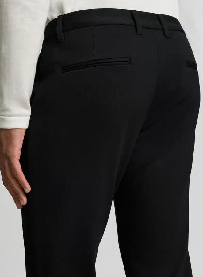 Lindbergh Slim fit stoffen broek met omgeslagen broekspijpen - Foto 2