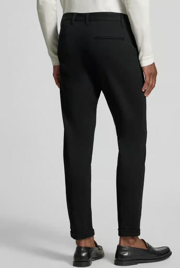 Lindbergh Slim fit stoffen broek met omgeslagen broekspijpen - Foto 2