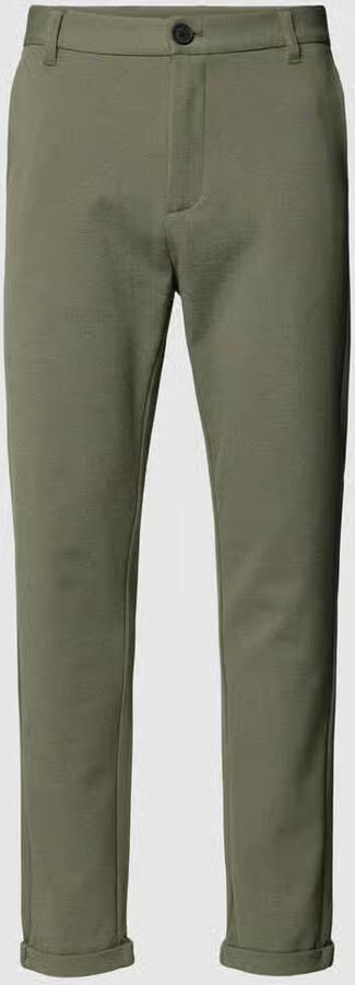 Lindbergh Slim fit stoffen broek met steekzakken - Foto 2