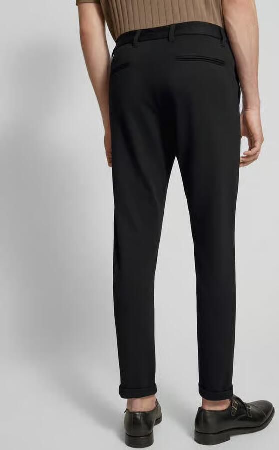 Lindbergh Slim fit stoffen broek met verkorte snit - Foto 2