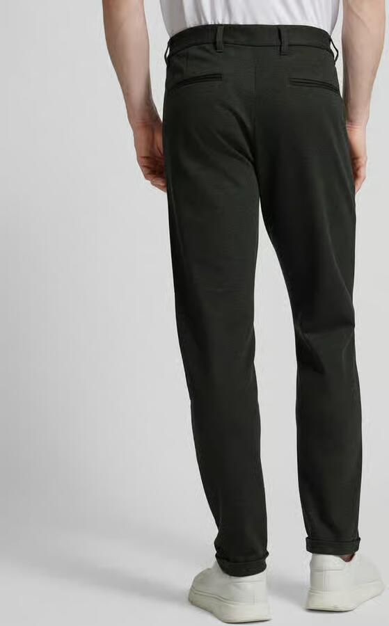 Lindbergh Slim fit stoffen broek met verkorte snit