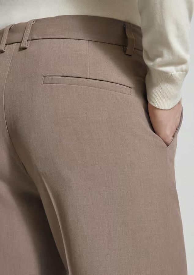 Lindbergh Slim fit stoffen broek met viscose-aandeel - Foto 2