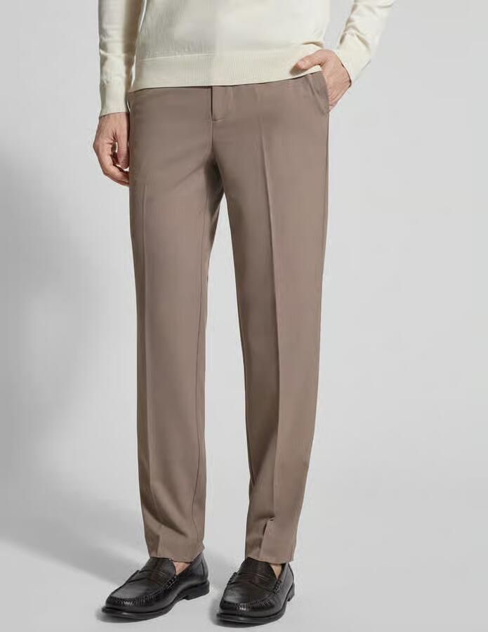 Lindbergh Slim fit stoffen broek met viscose-aandeel - Foto 2