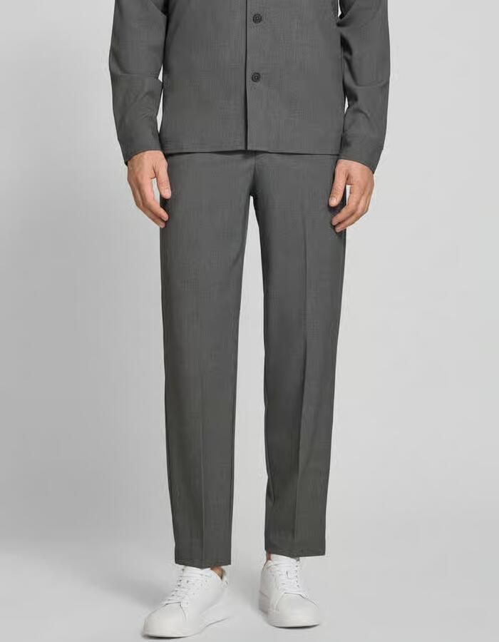 Lindbergh Slim fit stoffen broek met viscose-aandeel - Foto 3