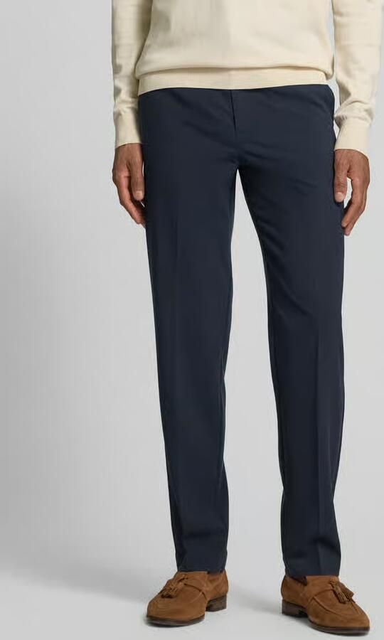 Lindbergh Slim fit stoffen broek met viscose-aandeel - Foto 3