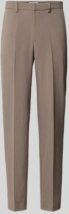 Lindbergh Slim fit stoffen broek met viscose-aandeel