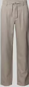Lindbergh slim fit stoffen broek met viscose