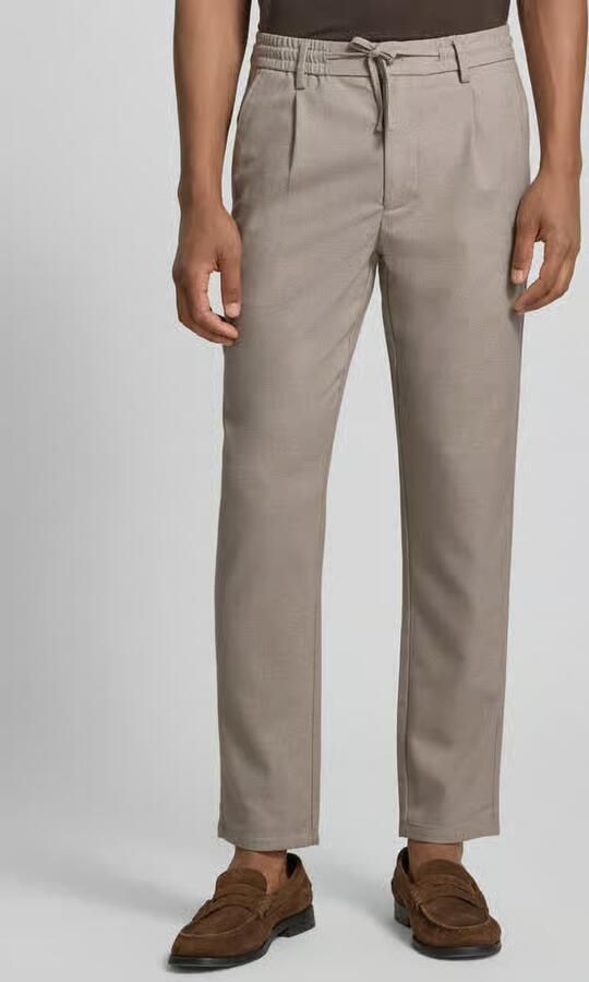 Lindbergh slim fit stoffen broek met viscose - Foto 2
