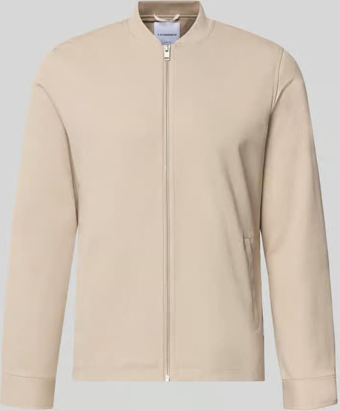 Lindbergh Slim fit Jack met Opstaande kraag en Ritssluiting - Foto 3