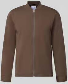 Lindbergh Slim fit sweatjack met opstaande kraag