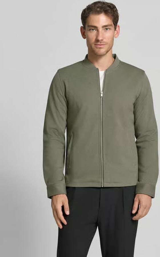 Lindbergh Slim fit Jack met Opstaande kraag en Ritssluiting - Foto 6