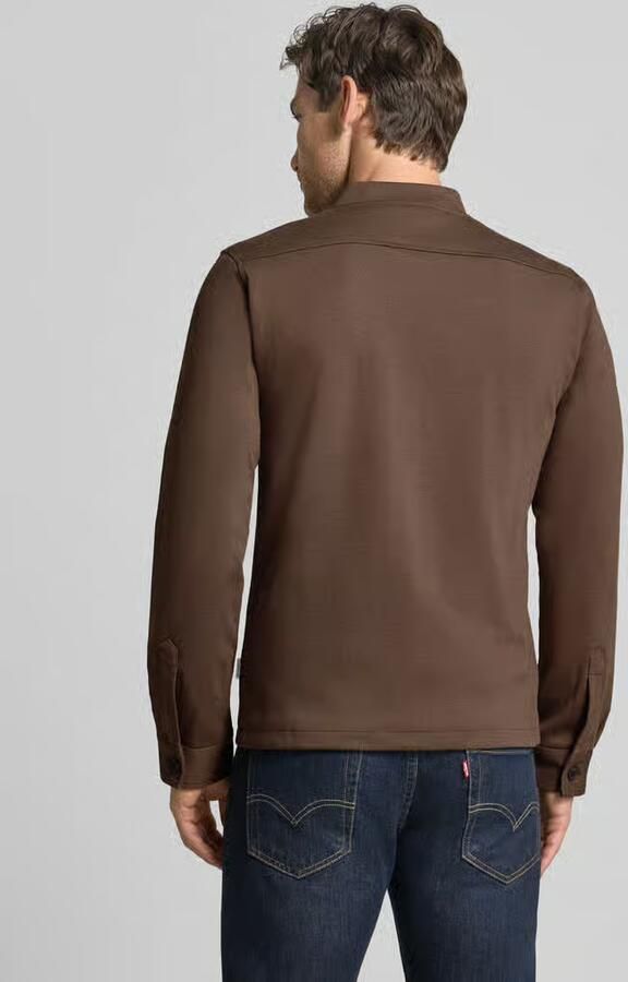 Lindbergh Slim fit sweatjack met opstaande kraag - Foto 2