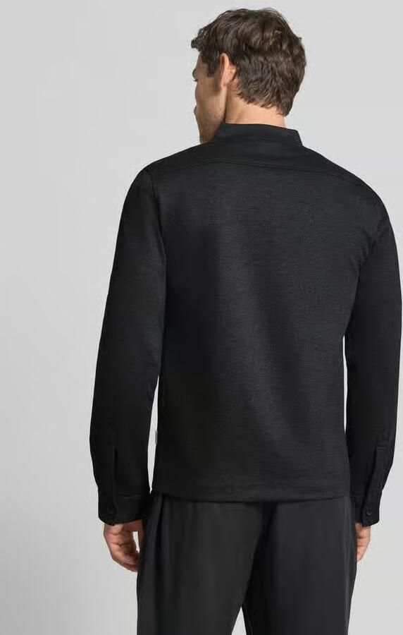 Lindbergh Slim fit sweatjack met opstaande kraag - Foto 2