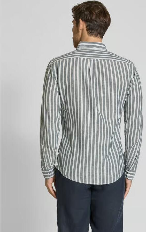Lindbergh Slim fit vrijetijdsoverhemd met button-downkraag