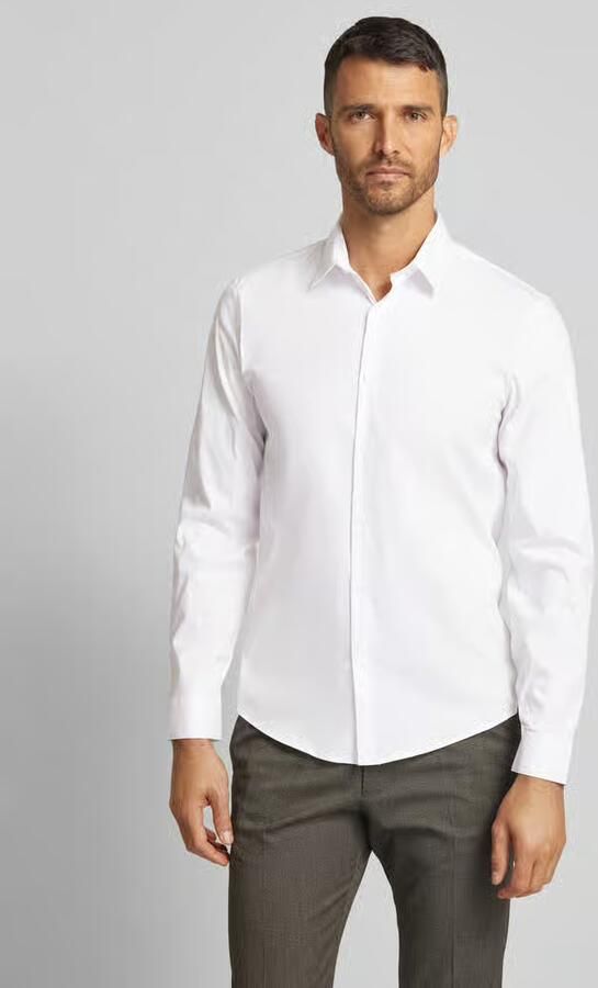Lindbergh Slim fit vrijetijdsoverhemd met kentkraag - Foto 9
