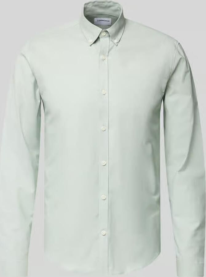 Lindbergh Slim fit vrijetijdsoverhemd met knoopsluiting model 'Oxford' - Foto 2