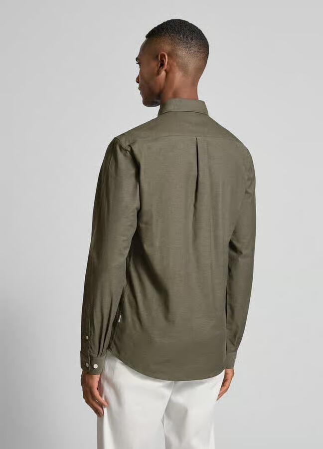 Lindbergh Slim fit vrijetijdsoverhemd met button-downkraag model 'Oxford'