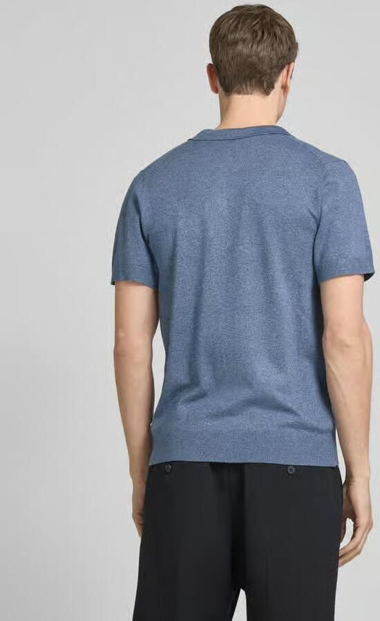 Lindbergh Slim fit vrijetijdsoverhemd met logostitching model 'Ecovero' - Foto 4