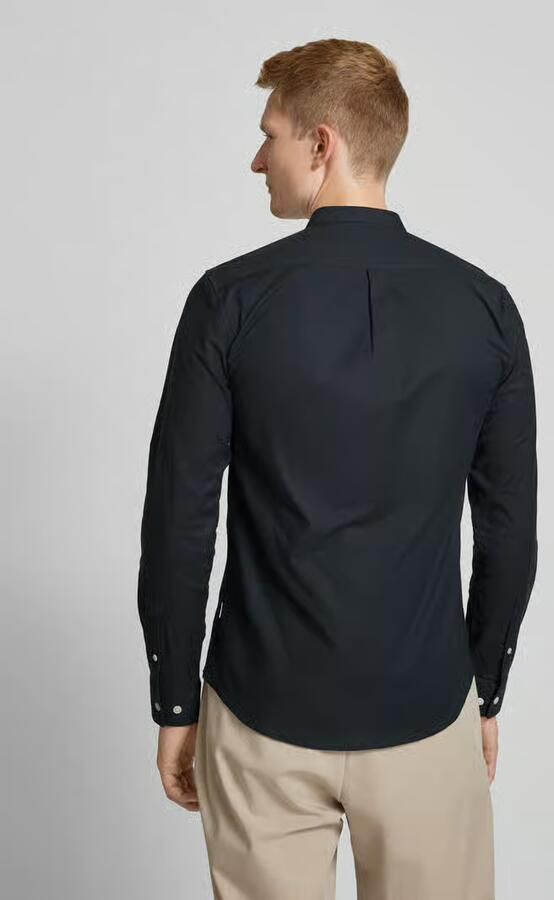 Lindbergh Slim fit vrijetijdsoverhemd met opstaande kraag model 'Oxford' - Foto 10