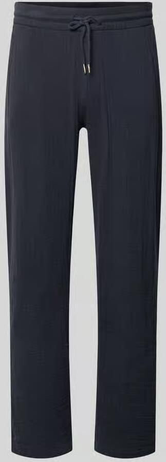 Lindbergh straight fit joggingbroek in mousseline-look - Foto 2