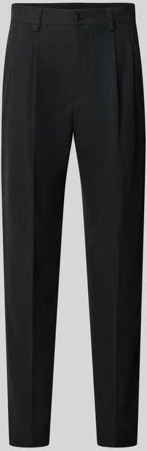 Lindbergh straight fit stoffen broek met katoen-aandeel