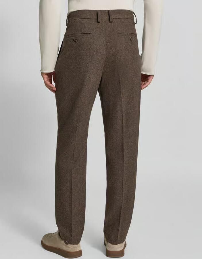 Lindbergh straight fit stoffen broek met katoen-aandeel - Foto 2