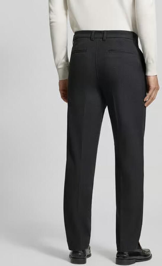 Lindbergh straight fit stoffen broek met viscose - Foto 3