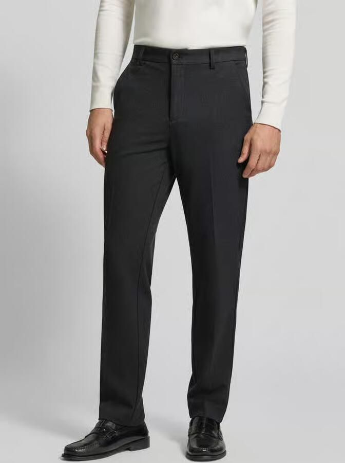 Lindbergh straight fit stoffen broek met viscose - Foto 2
