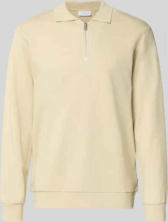 Lindbergh Sweatshirt met polokraag en ritssluiting - Foto 2