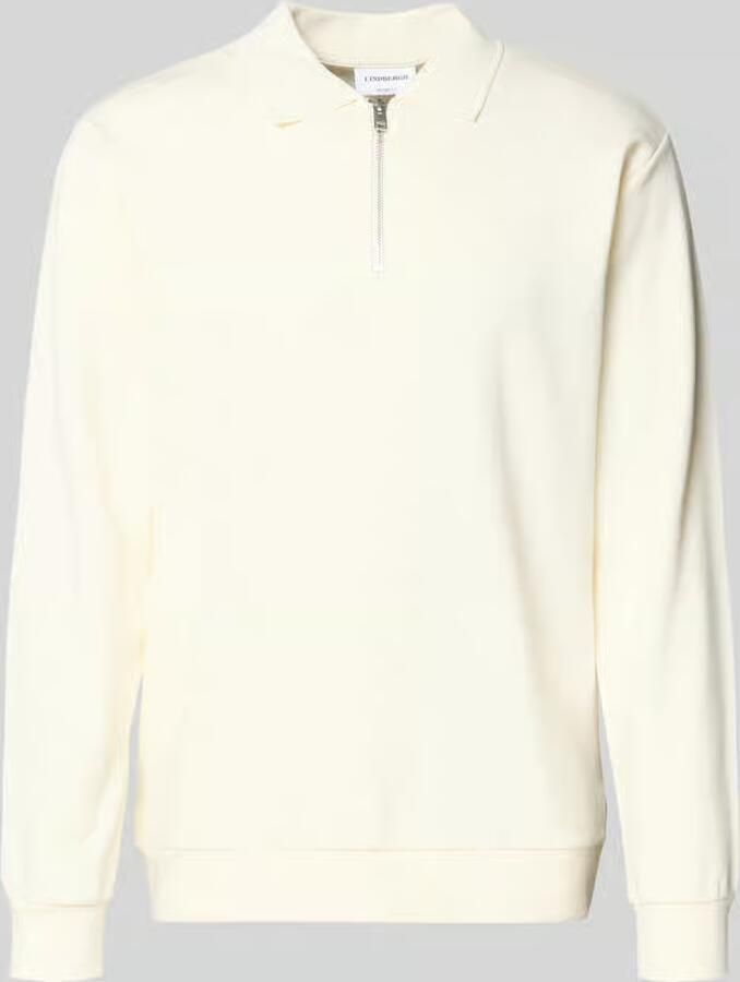 Lindbergh Sweatshirt met polokraag en ritssluiting - Foto 2