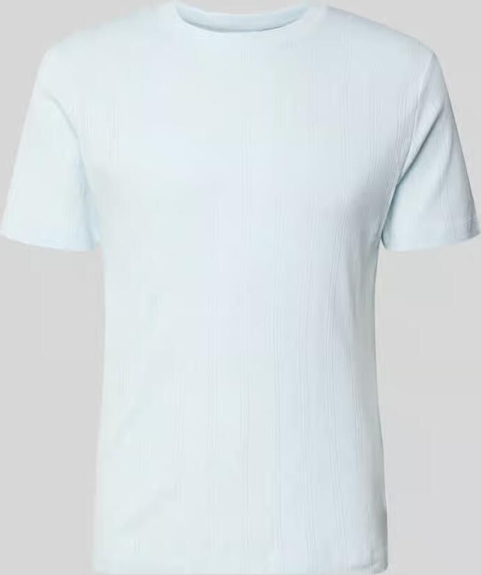Lindbergh T-shirt in jacquard knitwear met ronde hals - Foto 2