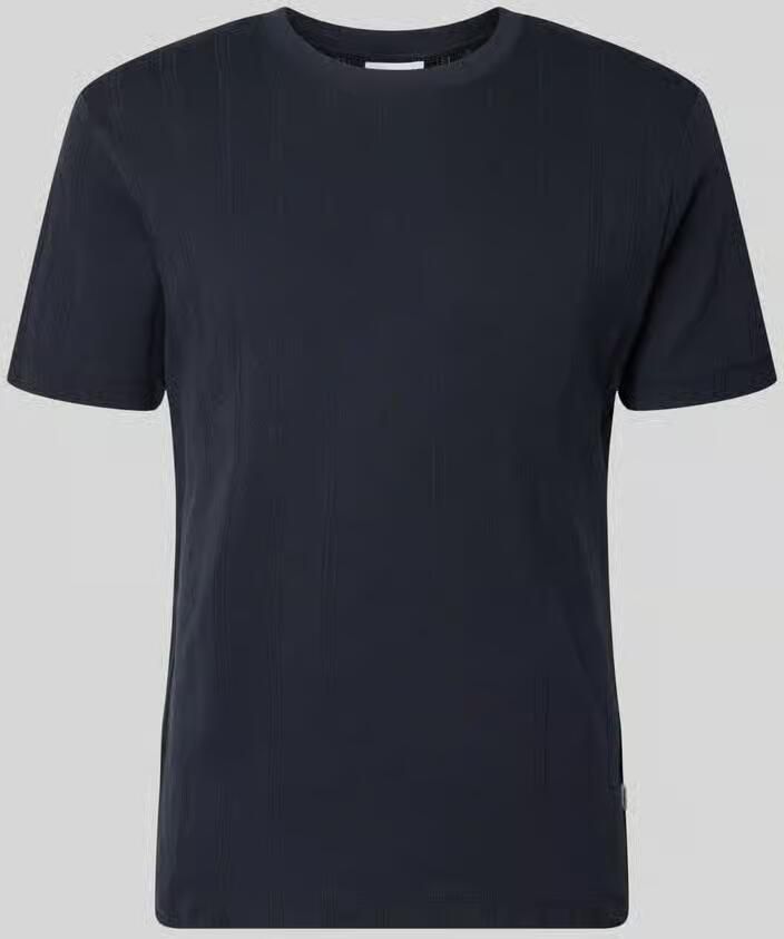 Lindbergh T-shirt in jacquard knitwear met ronde hals - Foto 2