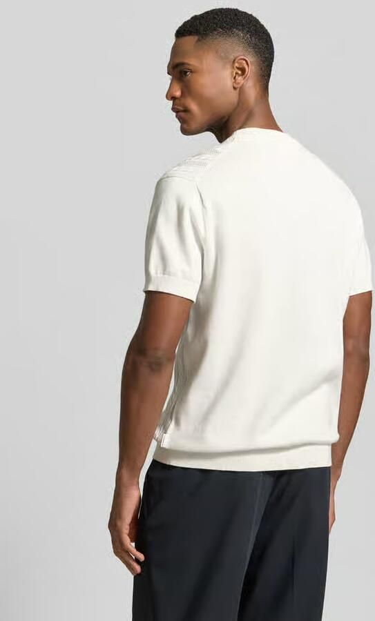 Lindbergh T-shirt met kabelpatroon - Foto 2