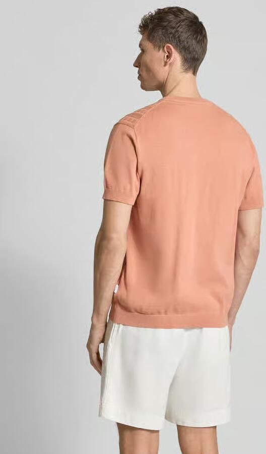 Lindbergh T-shirt met kabelpatroon - Foto 3