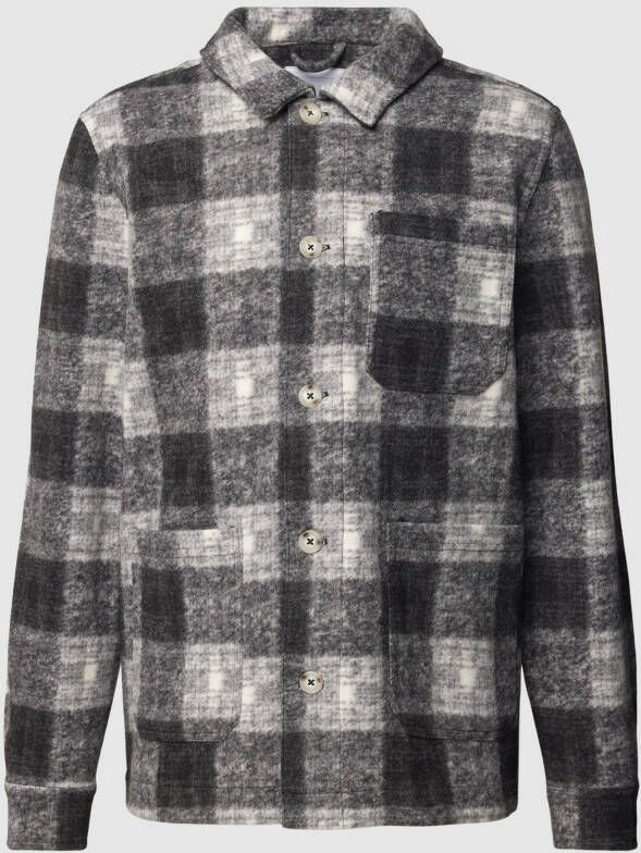 Lindbergh Overhemdjack met ruitmotief