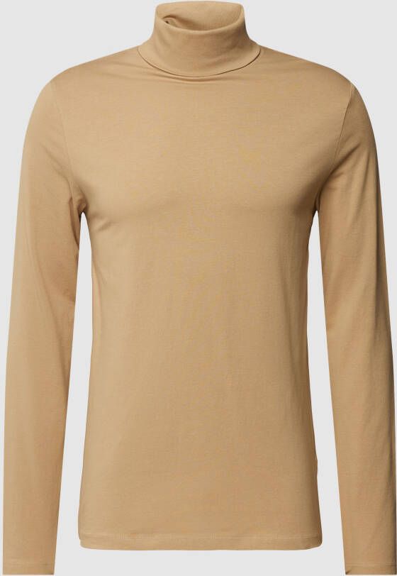 Lindbergh Shirt met lange mouwen en col