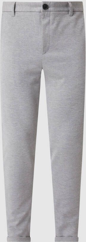 Lindbergh Slim fit stoffen broek met verkort model - Foto 2