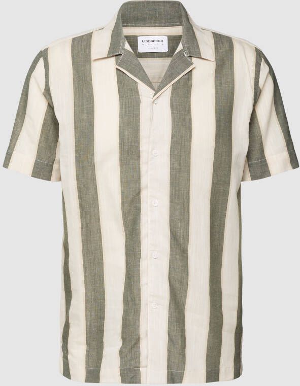 LINDBERGH Overhemd met korte mouwen met gestreept patroon