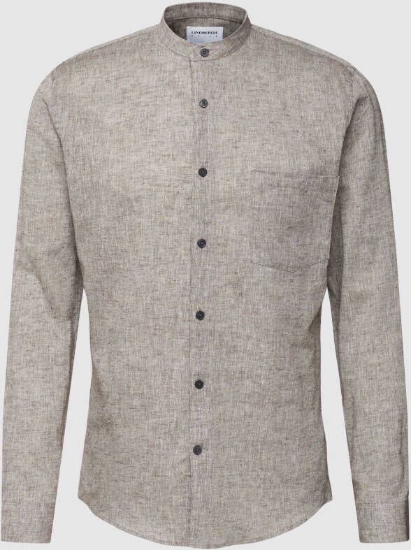 Lindbergh Vrijetijdsoverhemd met maokraag