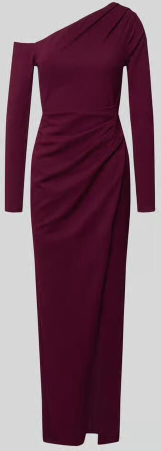 Lipsy Avondjurk in one-shoulder look met loopsplit