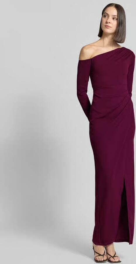 Lipsy Avondjurk in one-shoulder look met loopsplit - Foto 3