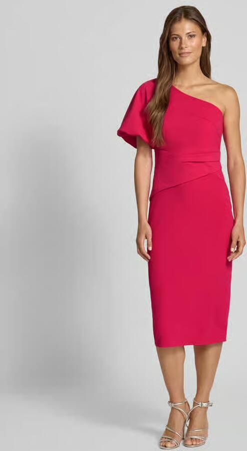 Lipsy Cocktailjurk met one shoulder-band - Foto 2