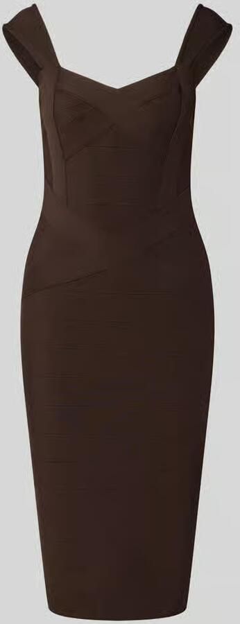 Lipsy slim fit jurk in mouwloos design - Foto 5
