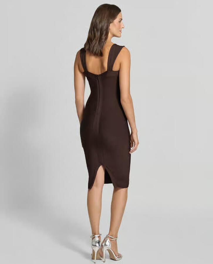 Lipsy slim fit jurk in mouwloos design - Foto 2