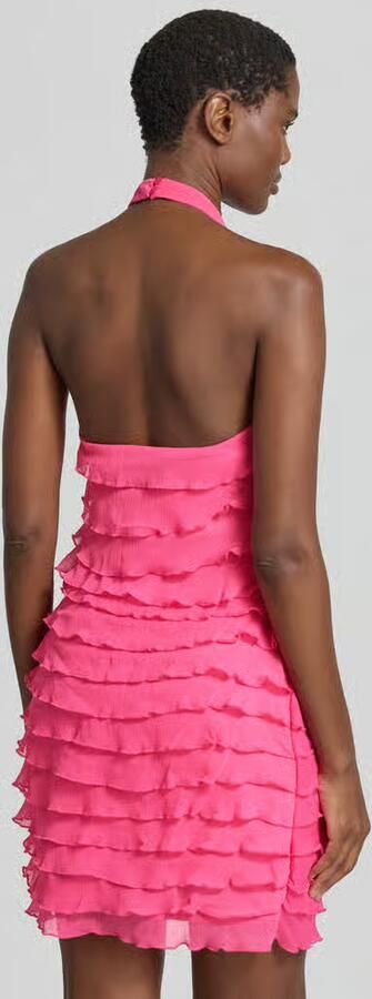 Lipsy Halter-cocktailjurk in laagjeslook