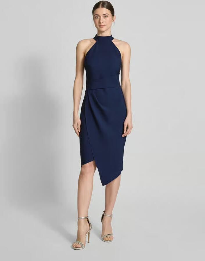 Lipsy Knielange cocktailjurk met halter - Foto 2