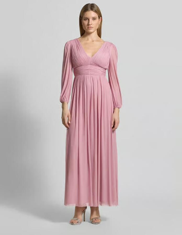 Lipsy regular fit avondjurk in plissélook - Foto 3